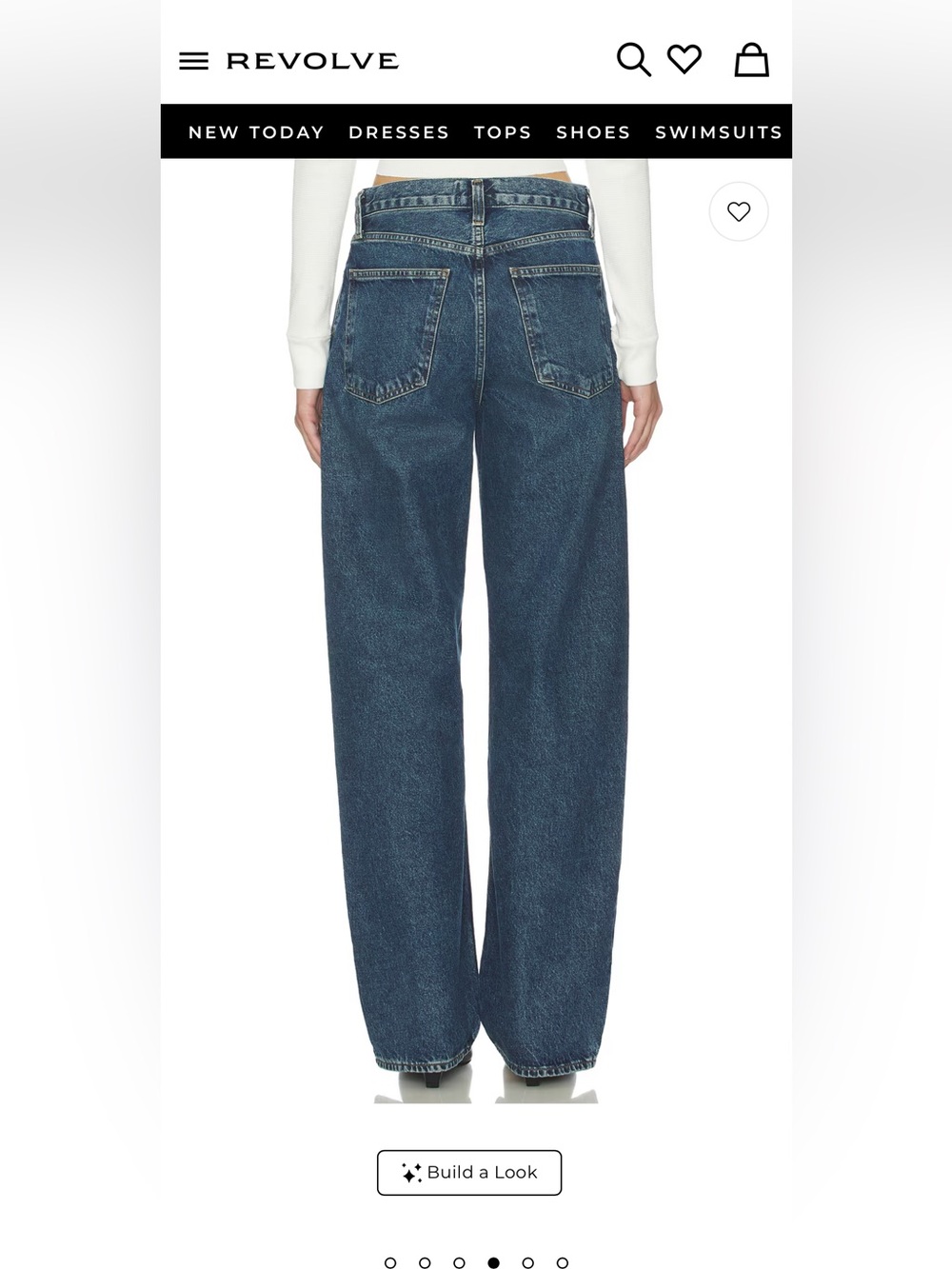 Agolde Arc Criss Cross Jean - Picture 2 of 6